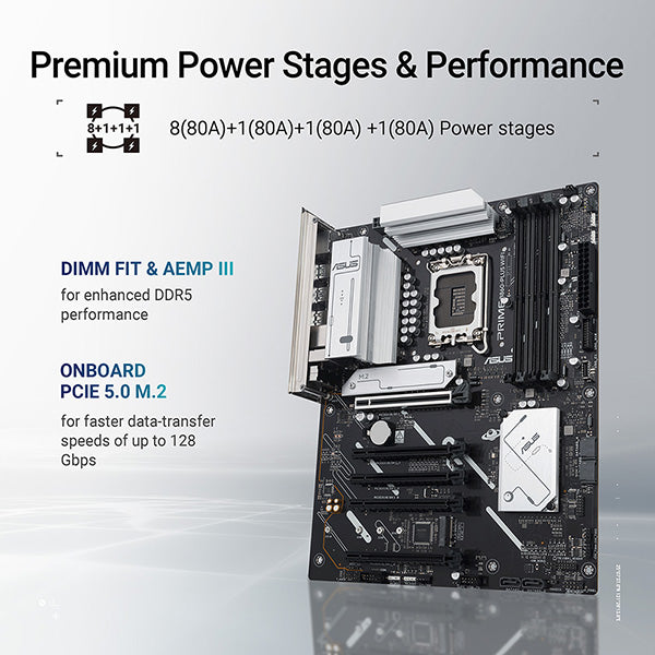 ASUS PRIME B860-PLUS WIFI-CSM DDR5,LGA 1851 ATX Motherboard 