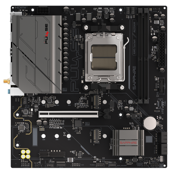 SAPPHIRE PULSE A620AM DDR5,Socket AM5 mATX Motherboard