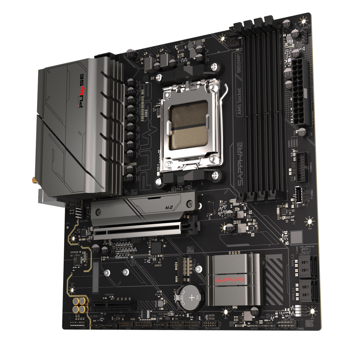 SAPPhIRE PULSE B850M WIFI DDR5,Socket AM5 mATX Motherboard