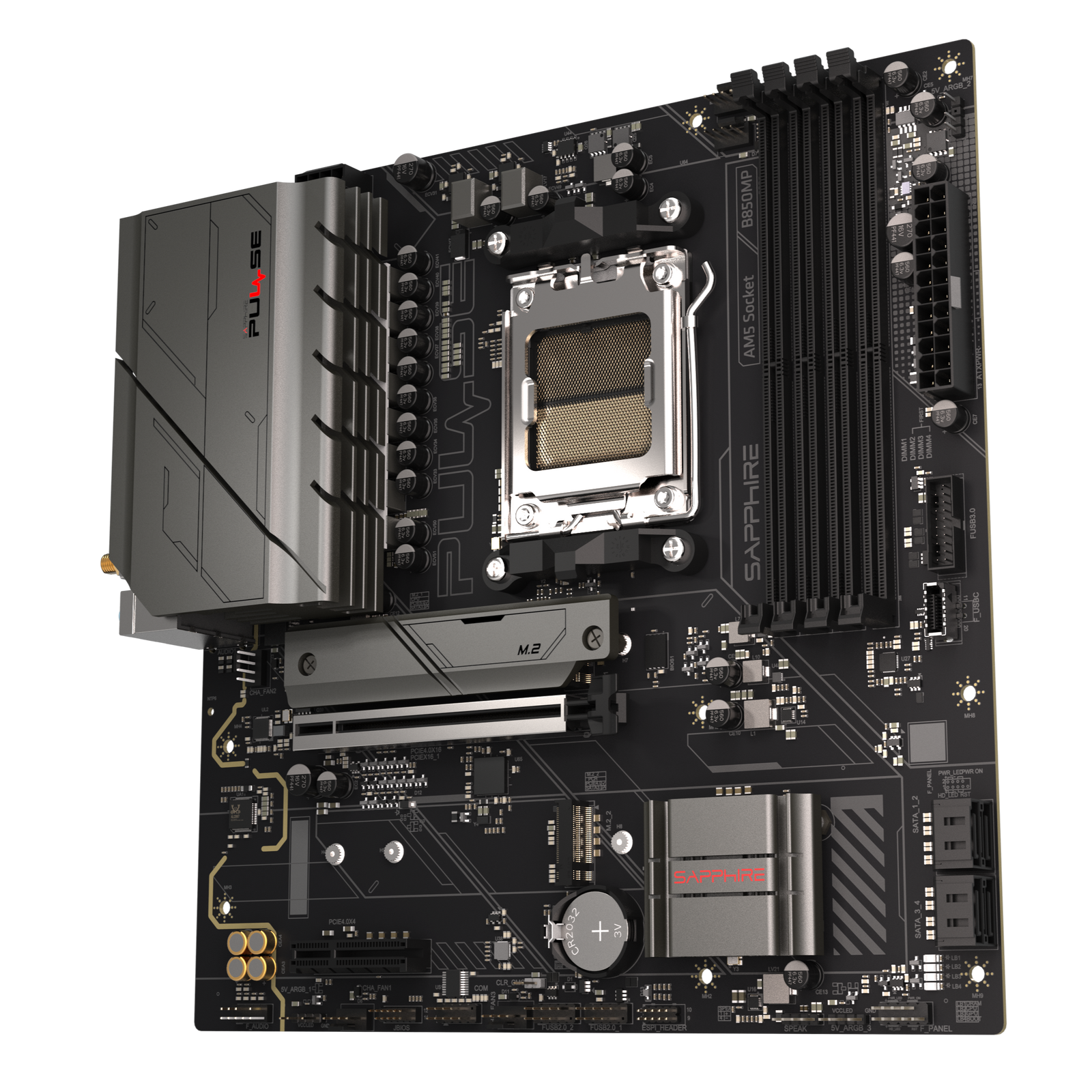 SAPPhIRE PULSE B850M WIFI DDR5,Socket AM5 mATX Motherboard