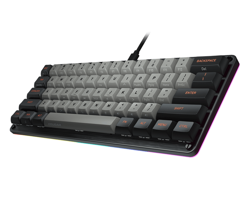 Cougar Puri Mini 60% DSA Key Cap (Red Switch) Mechanical Gaming Keyboard (Red Switch) 