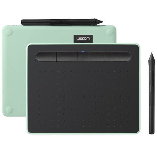 Wacom Intuos M/BT Bluetooth version of digital drawing tablet Pistachio (CTL-6100WL/E0-C)