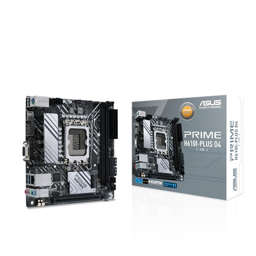 ASUS PRIME H610I-PLUS D4 DDR4,LGA 1700 Mini-ITX Motherboard 