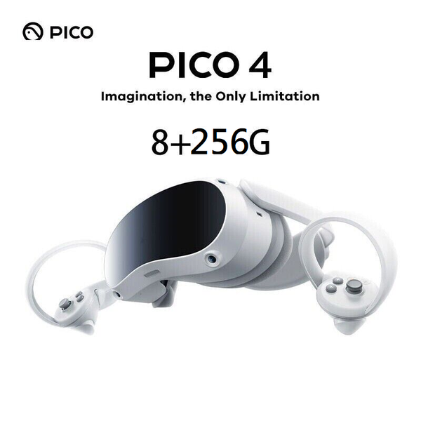 PICO 4 一體式VR頭戴式裝置 256GB 國際版 支援Virtual Desktop (1 Year)