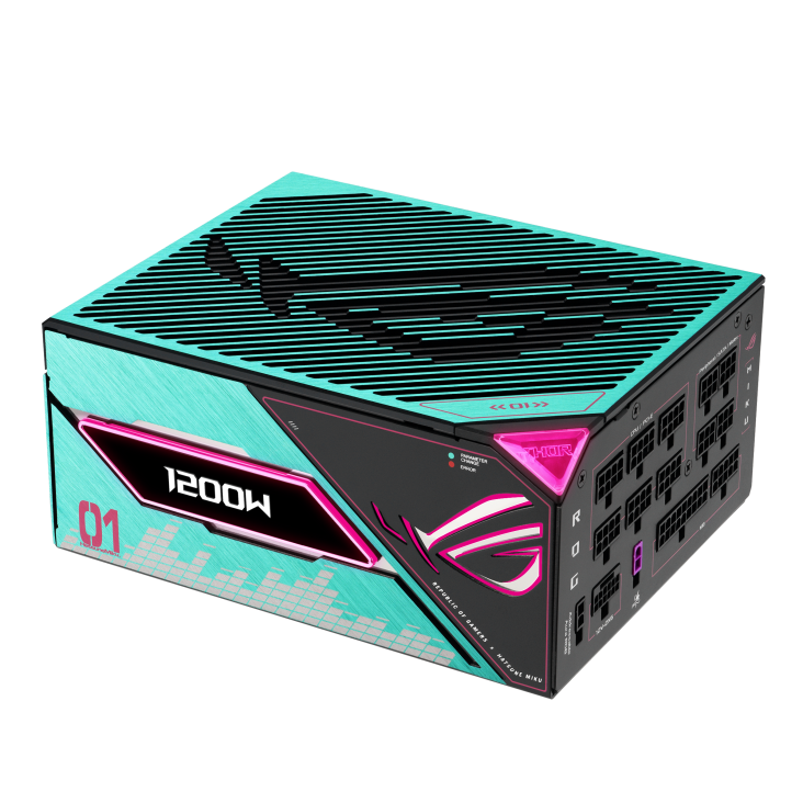 【搶先預購】ASUS ROG Thor 1200W Platinum III Hatsune Miku 初音未來 Edition *需要牛箱水板卡一起購買