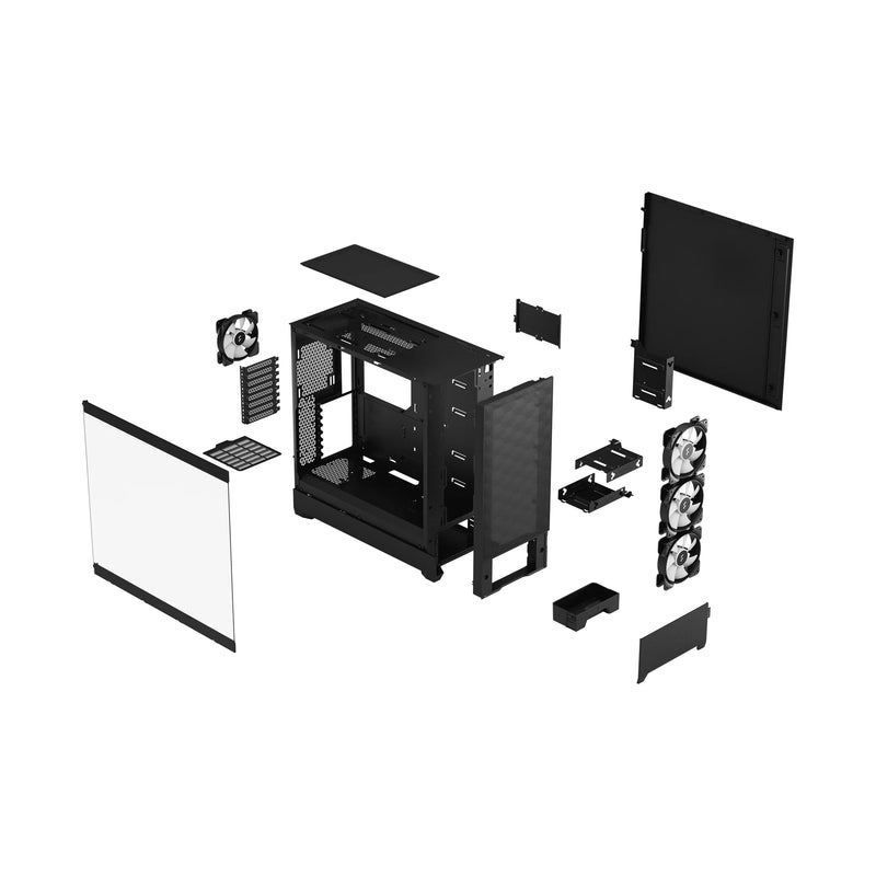 Fractal Design Pop XL Air RGB Black TG Clear Tint EATX Case FD-C-POR1X-06