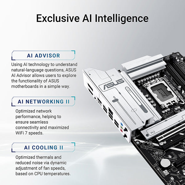 ASUS PRIME Z890-P WIFI-CSM DDR5,LGA 1851 ATX Motherboard (MB-AZ89PPW)