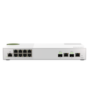 QNAP QSW-M2108-2C 2 Ports 10GbE + 8 Ports 2.5GbE Layer 2 Managed Switch