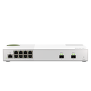 QNAP QSW-M2108-2S 2 Ports 10GbE + 8 Ports 2.5GbE Layer 2 Managed Switch