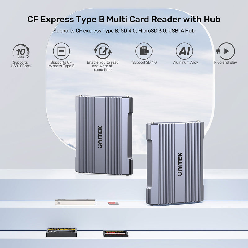 Unitek CF Express Type B multi-function card reader (R1022C01) 