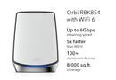 NETGEAR Orbi RBK854 AX6000 Whole Home Tri-Band Mesh WiFi 6 System (4件裝)
