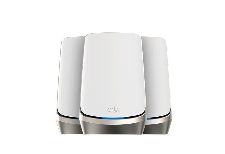 【驚喜優惠】NETGEAR Orbi RBKE963 AXE11000 WiFi Whole Home Quad-Band Mesh 6E 10G WAN System (3件裝)