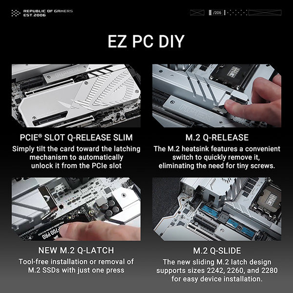 ASUS ROG MAXIMUS Z890 APEX DDR5,LGA 1851 ATX Motherboard (MB-AZ89MA)