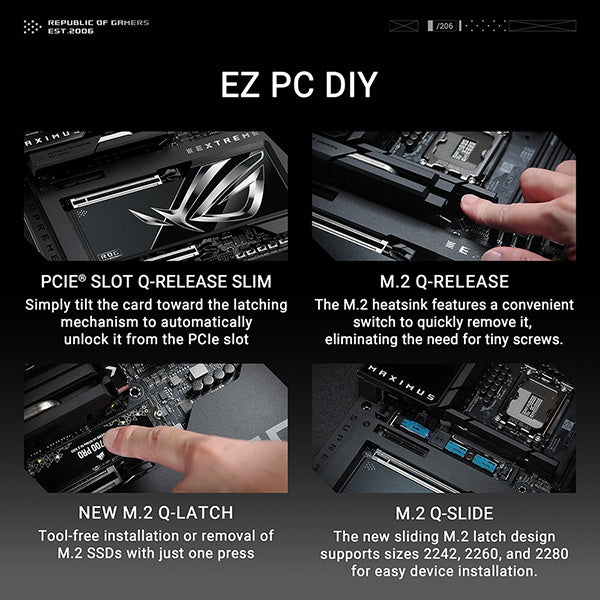 ASUS ROG MAXIMUS Z890 EXTREME DDR5,LGA 1851 EATX Motherboard (MB-AZ89ME)
