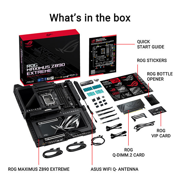 ASUS ROG MAXIMUS Z890 EXTREME DDR5,LGA 1851 EATX Motherboard (MB-AZ89ME)