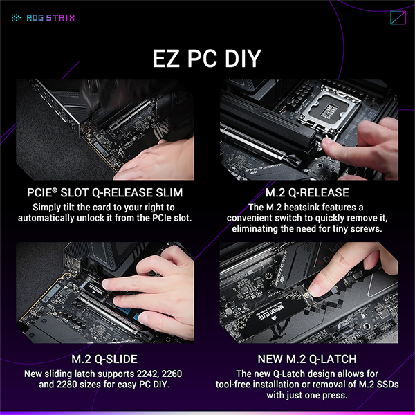 ASUS ROG STRIX Z890-F GAMING WIFI DDR5,LGA 1851 ATX Motherboard (MB-AZ89SFW)