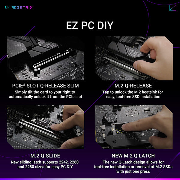 ASUS ROG STRIX B860-F GAMING WIFI DDR5,LGA 1851 ATX Motherboard (MB-AB86SFW)