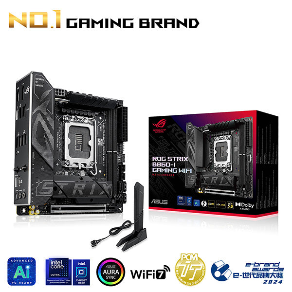 ASUS ROG STRIX B860-I GAMING WIFI DDR5,LGA 1851 Mini-ITX Motherboard (MB-AB86SIW)