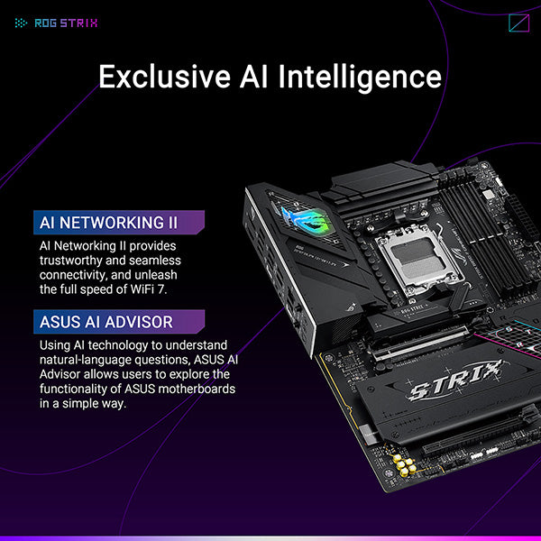 ASUS ROG STRIX B850-F GAMING WIFI DDR5,Socket AM5 ATX Motherboard 