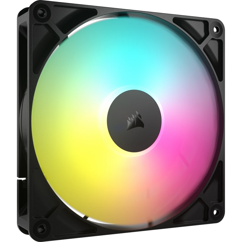 Corsair RS120 ARGB Black 120mm PWM PC Case Fan (CO-9050180-WW) 