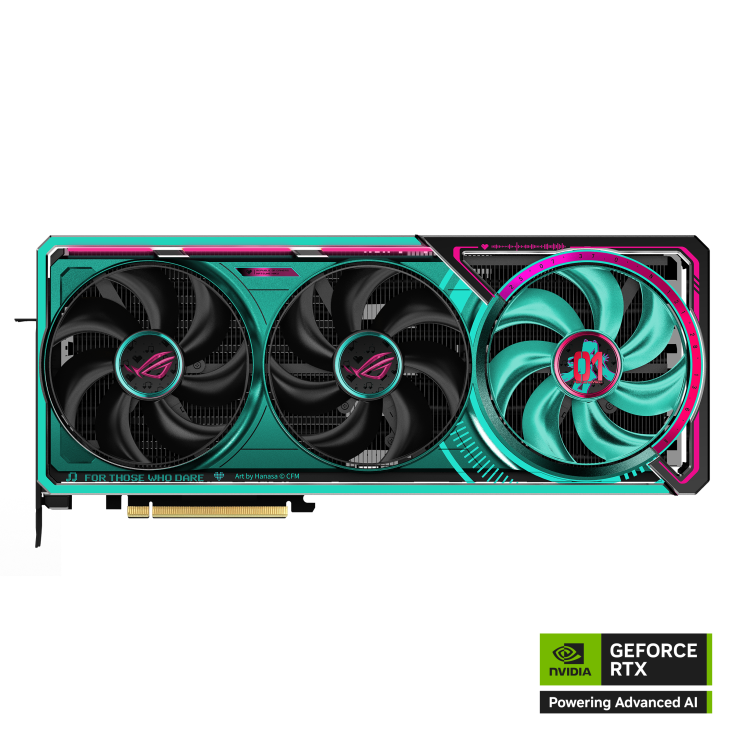 【搶先預購】ASUS ROG Astral GeForce RTX 5080 16GB GDDR7 OC Hatsune Miku 初音未來 Edition *需要牛箱水板卡一起購買