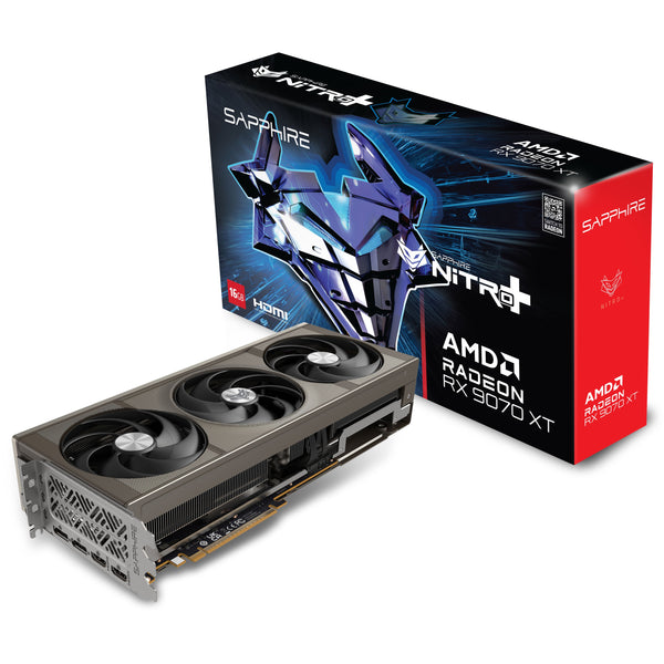 SAPPhIRE NITRO+ AMD Radeon RX 9070 XT 16GB GDDR6 RX9070XT-NITRO+16GD6OC