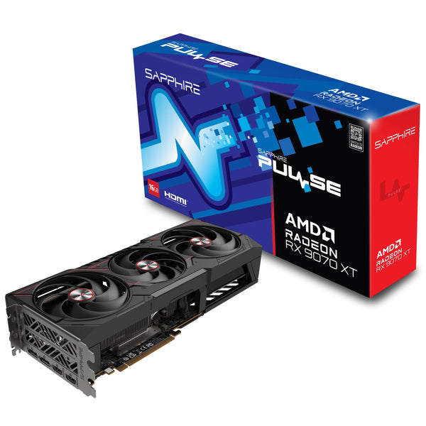 SAPPhIRE PULSE AMD Radeon RX 9070 XT 16GB GDDR6 RX9070XT-PULSE-16GD6