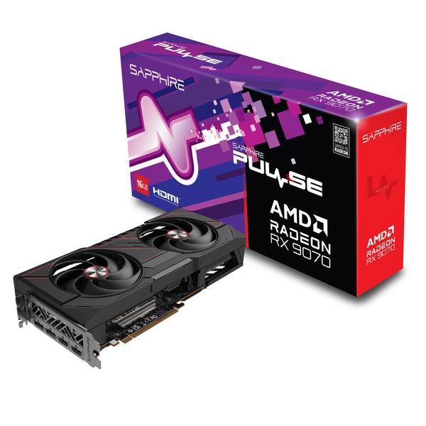 SAPPhIRE PULSE AMD Radeon Series RX 9070 16GB GDDR6 RX9070-PULSE-16GD6