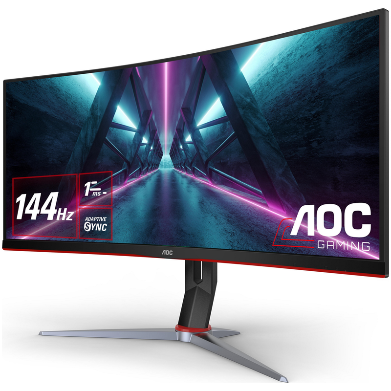 AOC 34" CU34G2X 144Hz 3440x1440 VA (21:9) 曲面電競顯示器