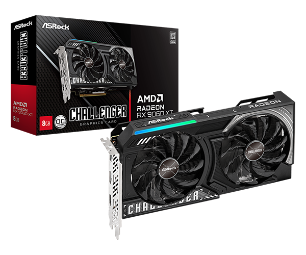 ASRock Radeon RX 9060 XT Challenger 8GB GDDR6