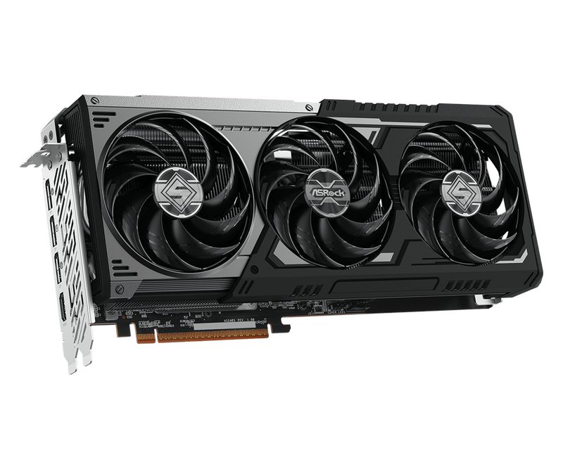 ASRock Radeon Series RX 9070 GRE Steel Legend Dark OC 12GB GDDR6 (AS-DCA-RX9070GRE-SL-DK-12GOC)