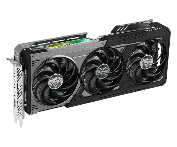ASRock Radeon RX 9070 GRE Steel Legend Dark OC 12GB GDDR6 (AS-DCA-RX9070GRE-SL-DK-12GOC)