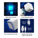 UNITEK S1105A SyncStation Marshmallow 2.5” Dual Bay USB-C/USB-A USB3.0 to SATA6G 2.5" Docking Station with UASP Function 785-2716