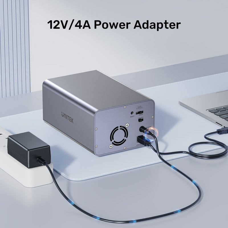 Unitek S1308C 2-Bay External SATA Hard Drive Enclosure (10Gbps,RAID) 