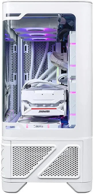 VALKYRIE VK03-M LCD White 白色MATX Case (6.2吋輕觸式屏幕/ 270度全