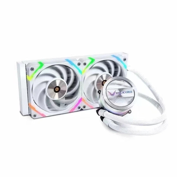 VALKYRIE GL240 WHITE 白色 ARGB 240mm Liquid CPU Cooler