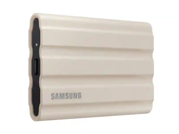 Samsung 1TB T7 Shield SSD Beige MU-PE1T0K/AM USB 3.2 Gen 2 Portable Solid State Drive