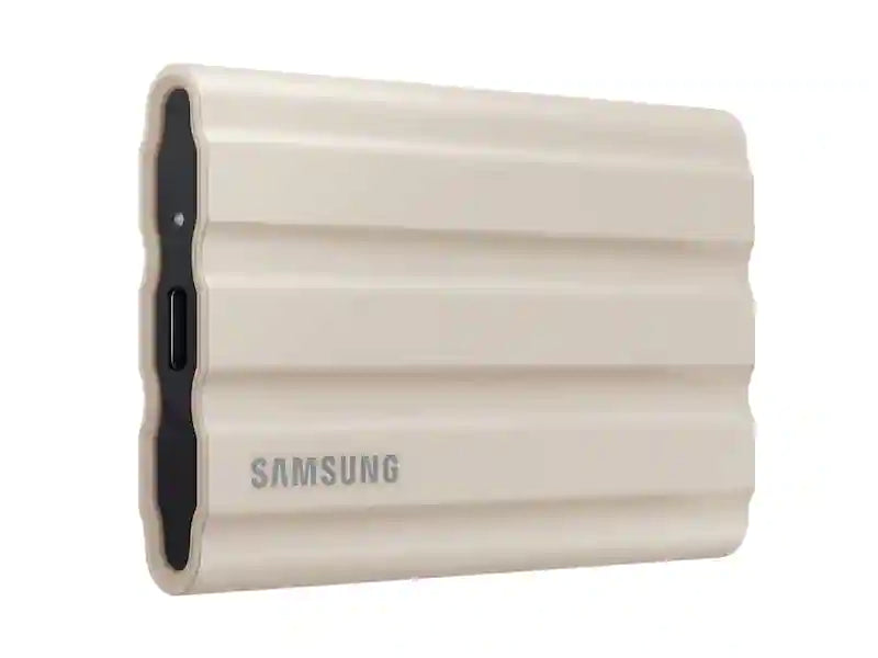 Samsung 1TB T7 Shield SSD Beige MU-PE1T0K/AM USB 3.2 Gen 2 Portable Solid State Drive