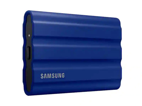 Samsung 1TB T7 Shield SSD Blue MU-PE1T0R/AM USB 3.2 Gen 2 Portable Solid State Drive 