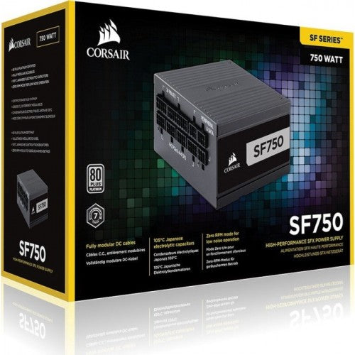 CORSAIR 750W SF750 SFX 80Plus Platinum Full Modular Power Supply (CP-9020186-UK)