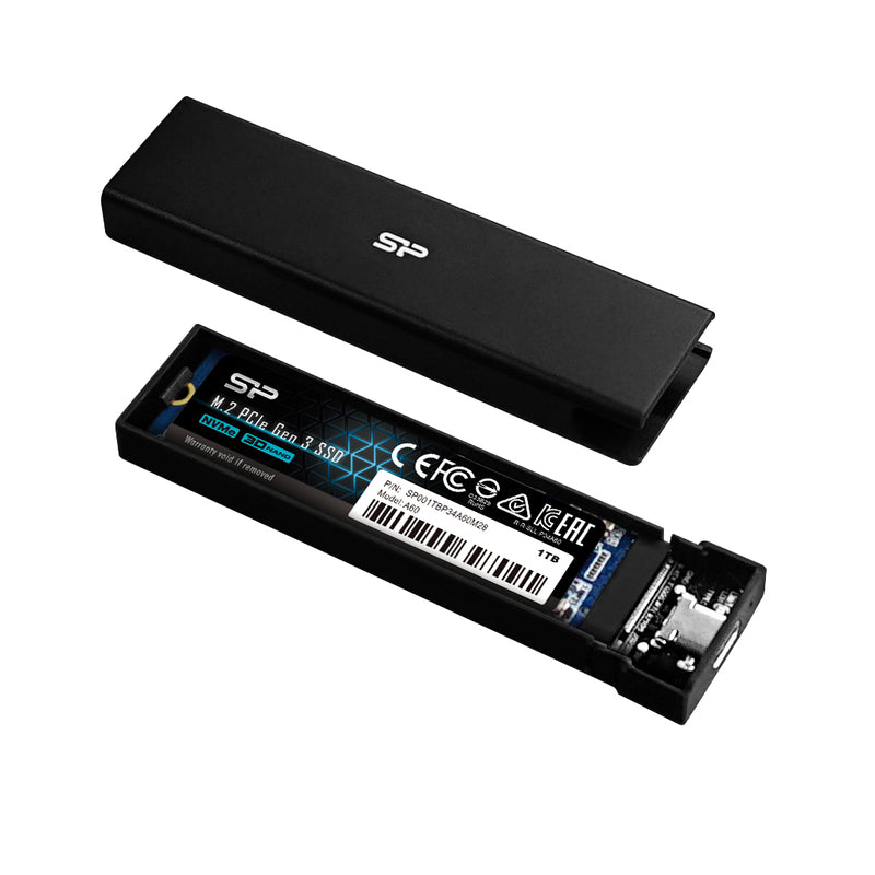 Silicon Power PD60 全鋁殼 M.2 PCIe NVMe SSD / M.2 SATA SSD Enclosure