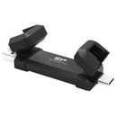 Silicon Power 2TB DS72 Black 黑色 Dual USB-C/USB-A 3.2 Gen 2 手指型外置攜帶式 Portable SSD, Steam Deck and iPhone 15 Pro (SP002TBUC3S72V1K)