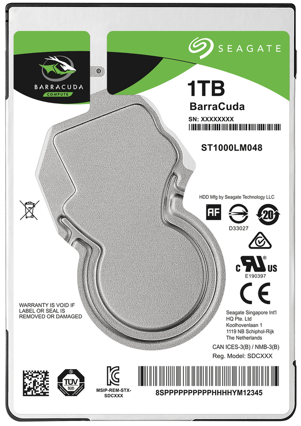 Seagate 1TB Barracuda ST1000LM048 2.5" SATA 5400rpm 128MB Cache HDD
