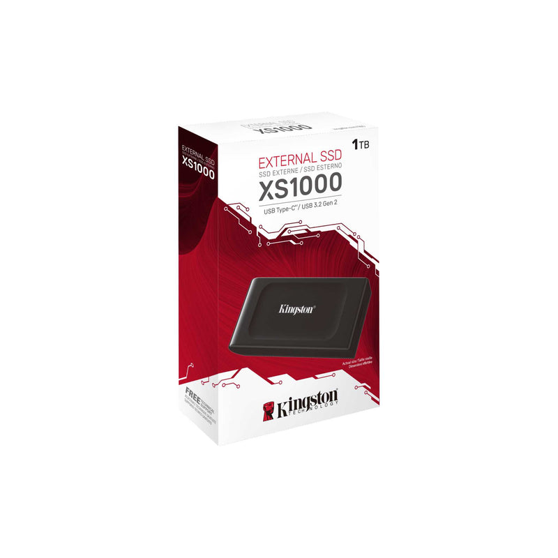 Kingston 1TB XS1000 USB 3.2 Gen 2 Portable SSD SXS1000/1000G