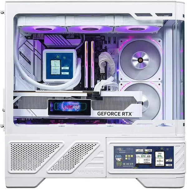 VALKYRIE VK03-M LCD White 白色MATX Case (6.2吋輕觸式屏幕/ 270度全 VALKYRIE VK03-M LCD White 白色MATX Case (6.2吋輕觸式屏幕/ 270度全