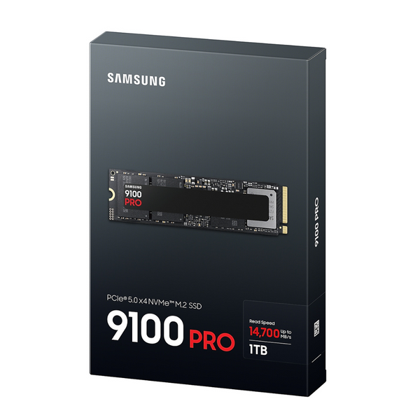 Samsung 1TB 9100 PRO MZ-VAP1T0BW PCIe Gen5 NVMe M.2 SSD