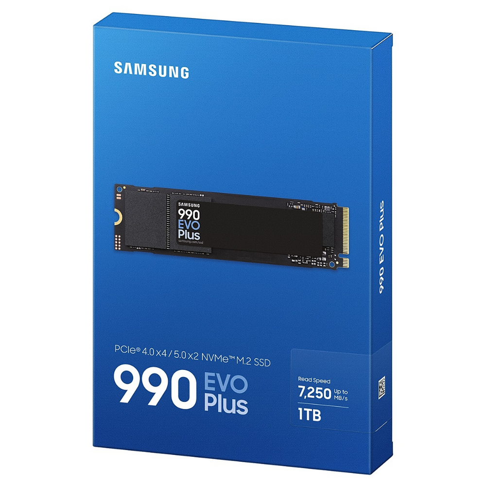 Samsung 1TB 990 EVO Plus MZ-V9S1T0BW 2280 PCIe x4 x2 NVMe SSD (HD-99S1TB)