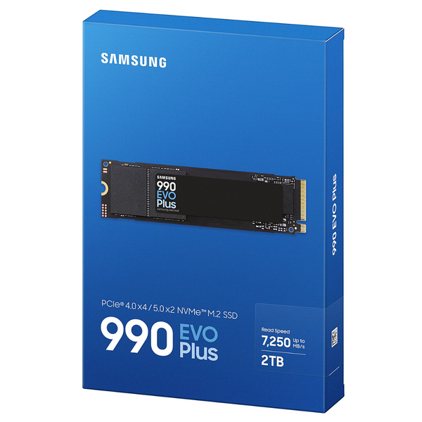 Samsung 2TB 990 EVO Plus MZ-V9S2T0BW M.2 2280 PCIe 4.0 x4 / 5.0 x2 NVM Samsung 2TB 990 EVO Plus MZ-V9S2T0BW M.2 2280 PCIe 4.0 x4 / 5.0 x2 NVM