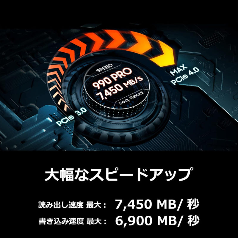 Samsung 2TB 990 PRO MZ-V9P2T0GW (PS5 日本版) w/Heatsink M.2 2280 PCIe Gen4 x4 SSD
