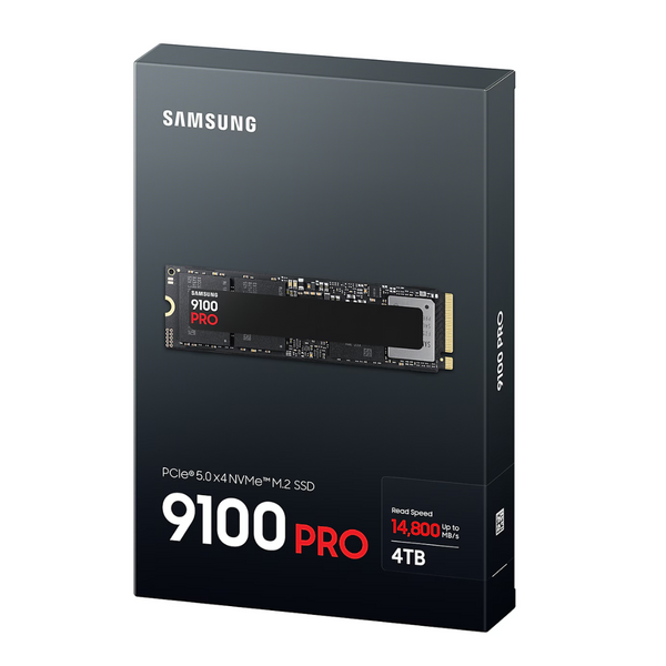 Samsung 4TB 9100 PRO MZ-VAP4T0BW PCIe Gen5 NVMe M.2 SSD